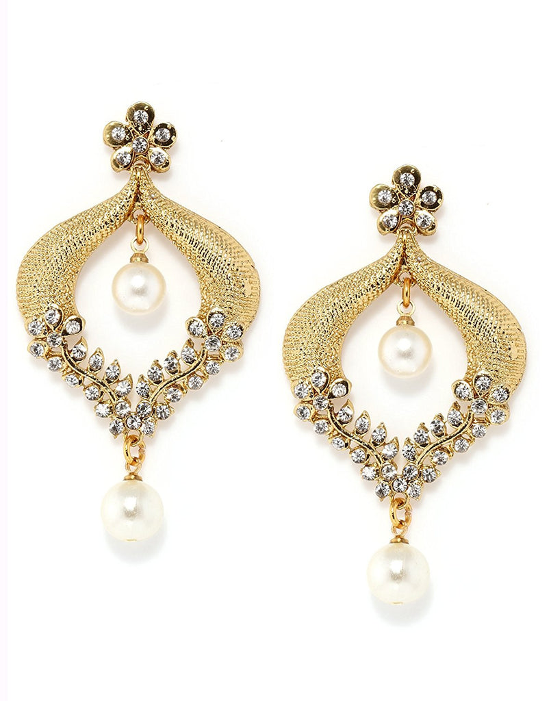 Cheap Light Luxury Gold Stud Earrings Exquisite Earring Decor Gifts Flower  Love Earrings Girls Jewelry | Joom